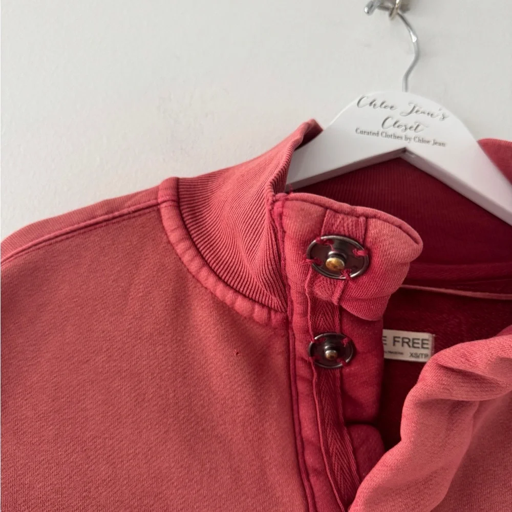 FREE PEOPLE Timeless Pullover in Salsa XS
